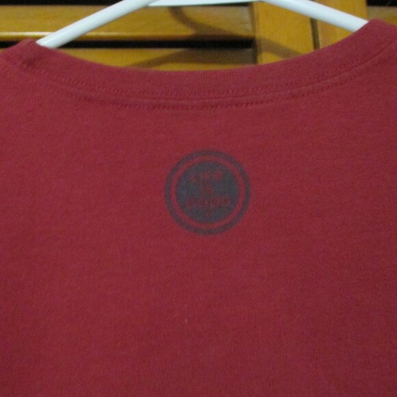 Life Is Good NWOT boys long sleeve Christmas tee with dog head size M (7-8) - Picture 7 of 7